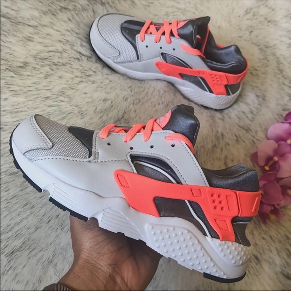 ‼️sold‼️🔥 Rare Nike Huarache Run Coral 3Y - Picture 2 of 8